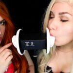 ASMR KittyKlaw Mary Jane & Gwen Stacy Ear licking Patreon Video