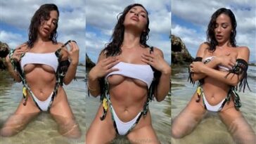 Ana Cheri Nude Beach Teasing Video Leaked