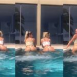 Carolina Samani Nude Ass Twerking in Pool Video Leaked