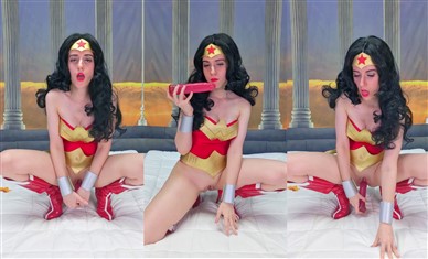 Lana Rain Leaked Onlyfans Nude Wonder Woman Dildo Fucking Porn Video