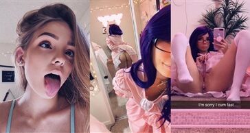 PeachTot Nude Masturbation Cosplay Premium Snapchat Video