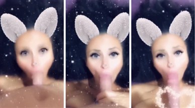 Princess Jasmine Sensual Blowjob Snapchat Video