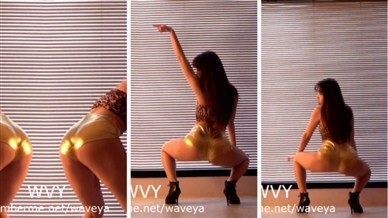 Waveya MiU Twerking Nude Video