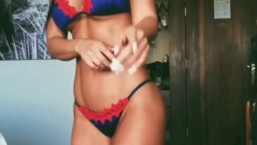 Ariana James Thong Bikini Onlyfans Video Leaked