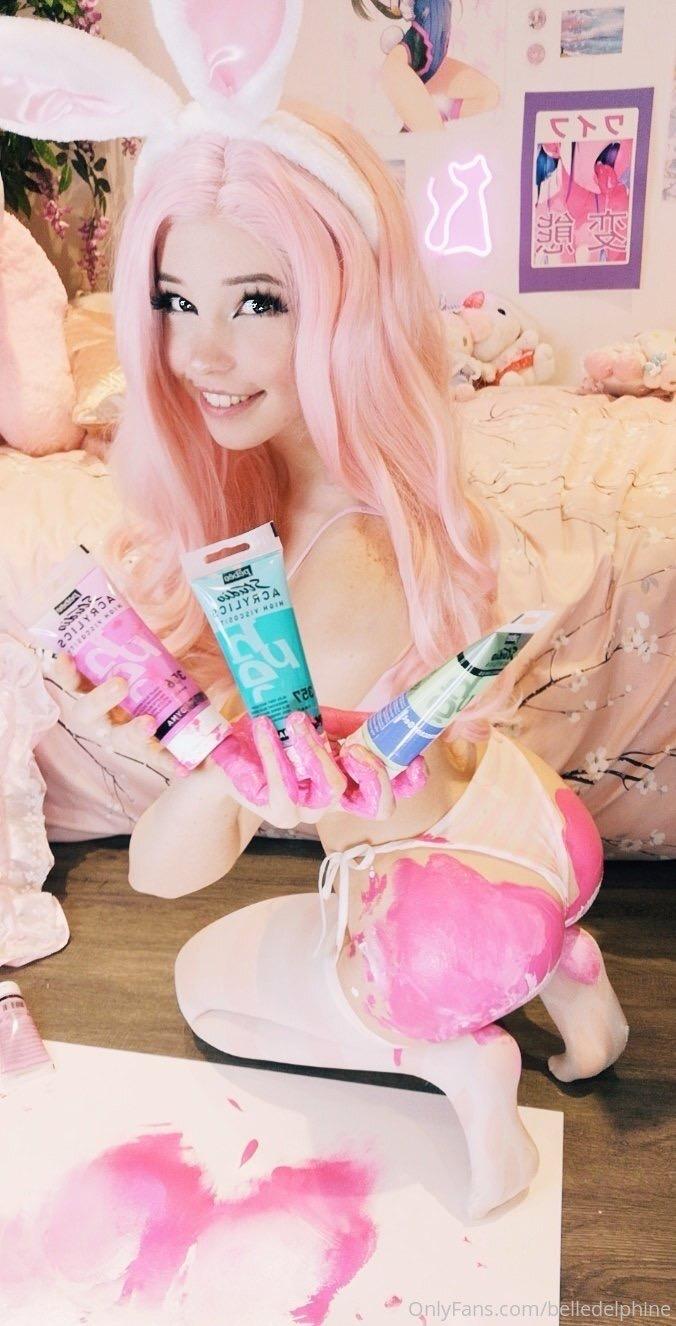 Belle Delphine Ass Painting Onlyfans Video