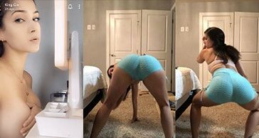 CinCinBear Sexy Tease Twerking Snapchat Video