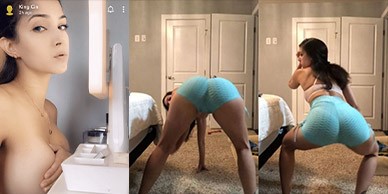 CinCinBear Sexy Tease Twerking Snapchat Video