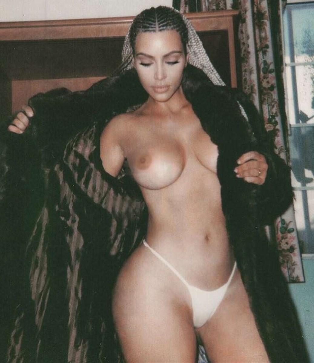 Kim Kardashian Nude Thong Magazine Photoshoot Set Leaked