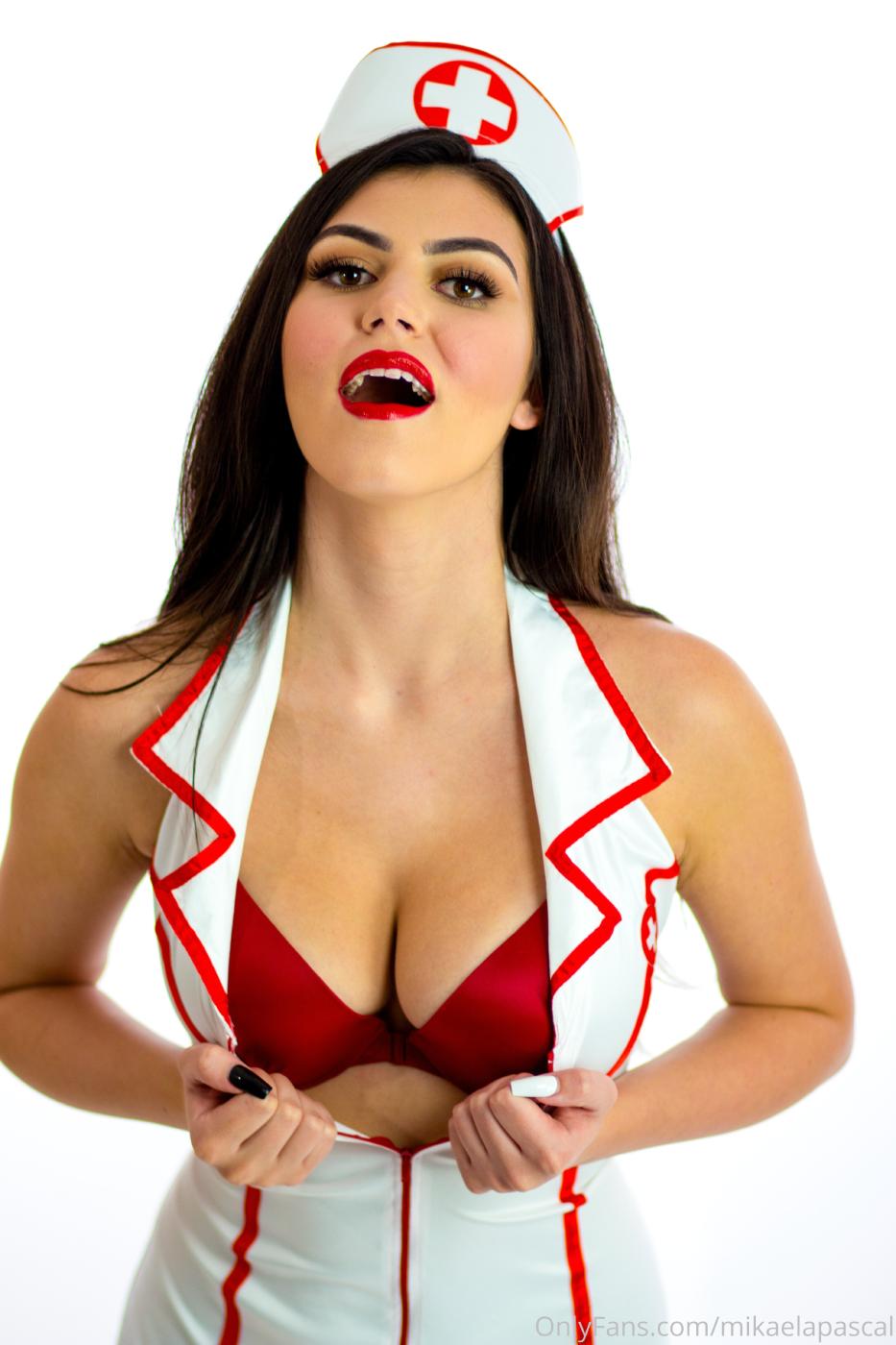 Mikaela Pascal Sexy Nurse Onlyfans Set Leaked