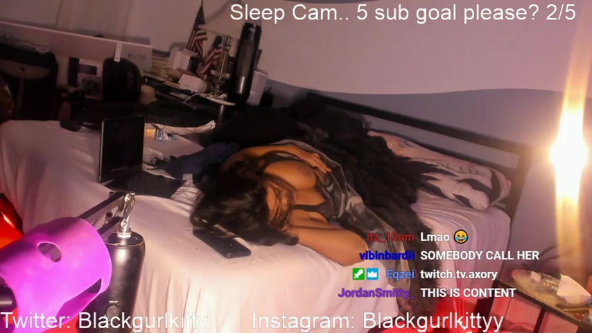 EmilySweats Sleep Cam Boob Slip Twitch Streamer Video