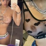 Malu Trevejo Nude See Through Lingerie Thong Photos