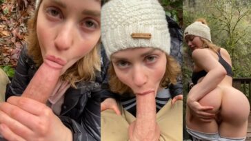 Mia Malkova Blowjob In The Woods Video