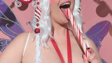 Meg Turney Tongue Licking Christmas Onlyfans Set Leaked