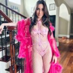 Christina Khalil Pink Strap Lingerie Onlyfans Set Leaked