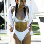 Madison Beer Sexy Camel Toe Bikini Set Leaked