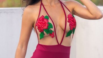 Ari Dugarte Modeling One-Piece Swimsuits Patreon Set Leaked