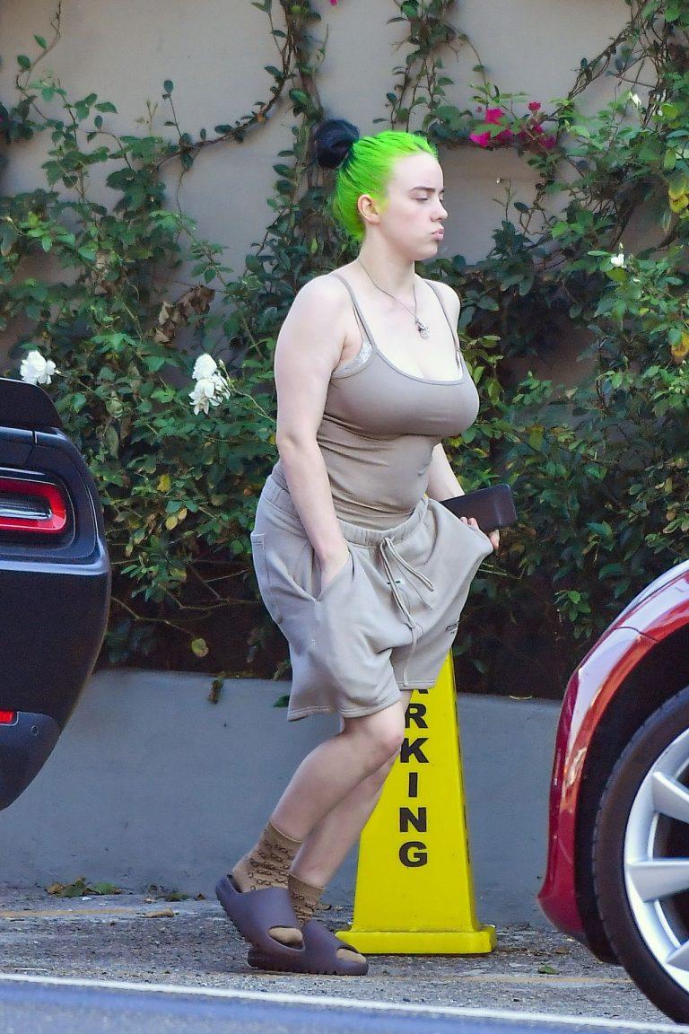 Billie Eilish Running Boob Bounce Slo-Mo Video Leaked