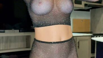 Vicky Stark Nude Rhinestone Bodysuit Onlyfans Video Leaked