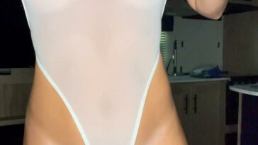 Vicky Stark Nude Sheer White Bathing Suits Onlyfans Video Leaked