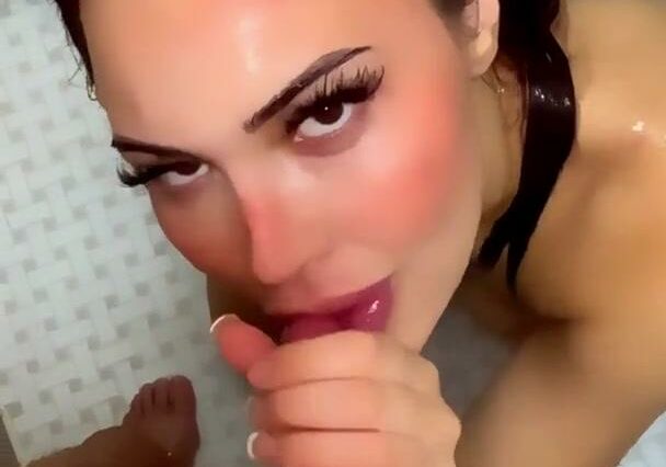 Rainey James POV Shower Blowjob OnlyFans Video Leaked - Influencers GoneWild