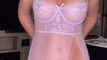 Vicky Stark Nude Sheer Nighty Try On Onlyfans Video Leaked - Influencers GoneWild