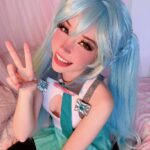 Belle Delphine Sexy Miku Cosplay Onlyfans Set Leaked