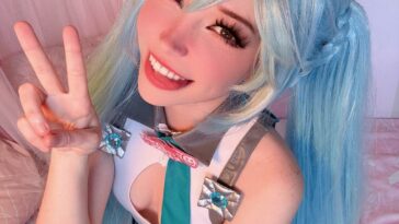 Belle Delphine Sexy Miku Cosplay Onlyfans Set Leaked