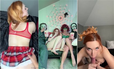 Amouranth Halloween Orgy Sex Tape Video Leaked