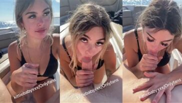 kittiebabyxxx Boat Blowjob Video Leaked