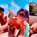 Annabgo Poolside Sex Tape Video Leaked