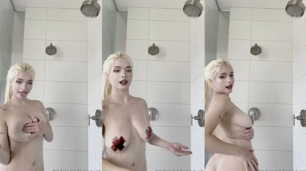 Lauren Burch Teasing Shower Tits Onlyfans Video