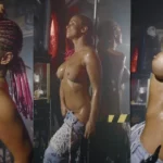 Paige Vanzant Sweaty Topless Photoshoot Video