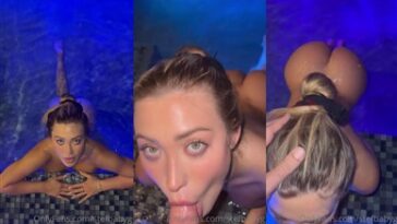 Stefanie Knight Pool Blowjob Video Leaked