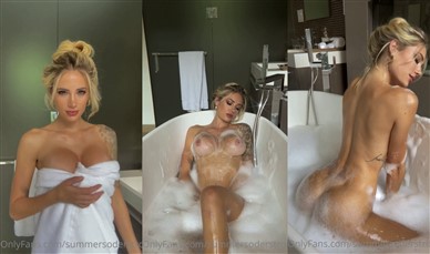 Summer Soderstrom Onlyfans Nude Bathtub Video Leaked