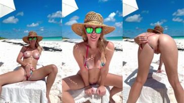 Vicky Stark Onlyfans Beach Masturbation Video Leaked