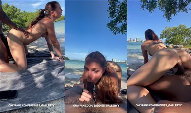 Ashley Aoky Public Beach Sex Onlyfans Video Leaked