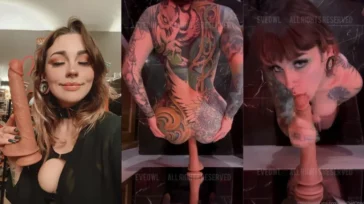 EveOwl Nude Onlyfans Dildo Suck And Fuck Video
